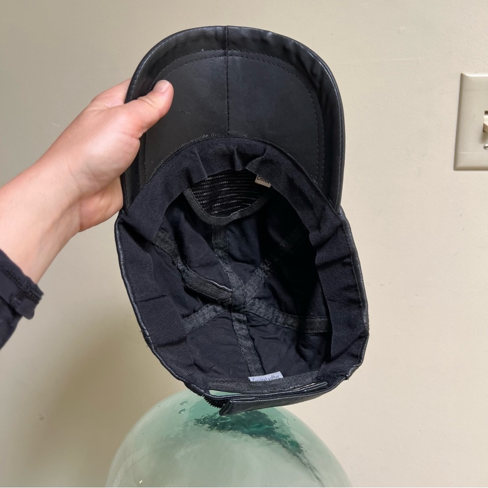 Leather Baseball Hat - image 6